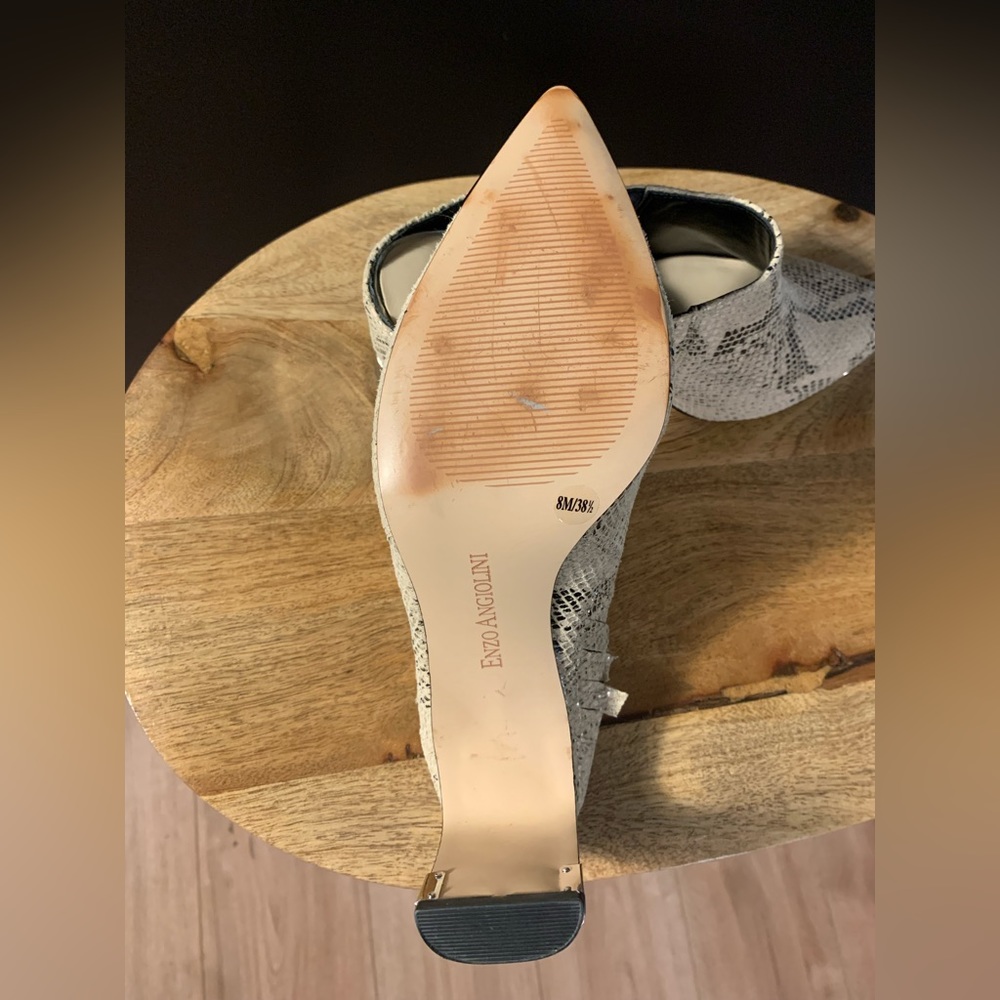 Enzo Snake Print Mules - Picture 3 of 8